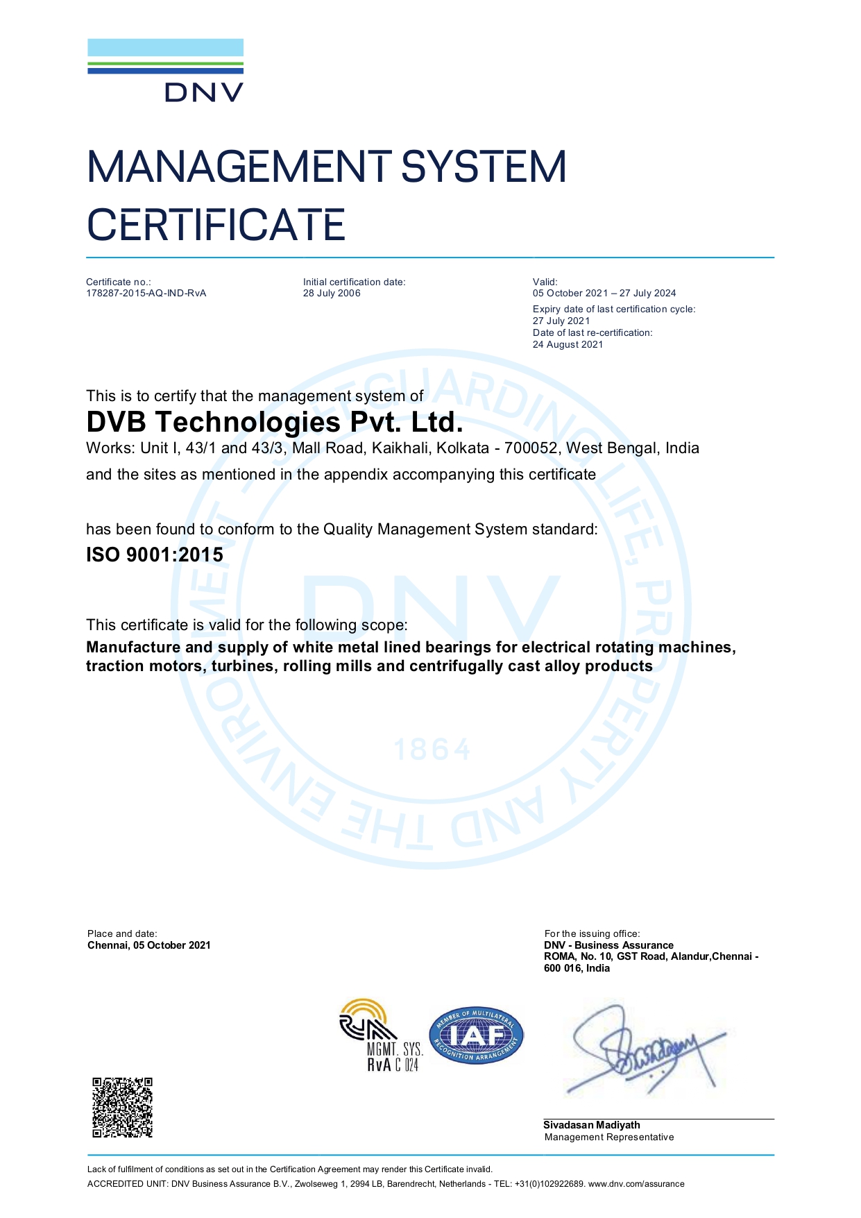 DVB Technologies - ISO 9001-2015 Certificate_page-0001